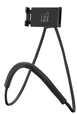 LAX Gadgets Hands-Free Neck Holder Phone Mount for Smartphones ,Black (NECKHLDR-BLK)