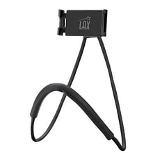 LAX Gadgets Hands-Free Neck Holder Phone Mount for Smartphones ,Black (NECKHLDR-BLK)