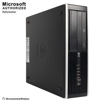 HP Compaq Pro 6300 Small Form Factor Refurbished Desktop Computer, Intel Core i5 3470, 8G, 120GB SSD+3TB