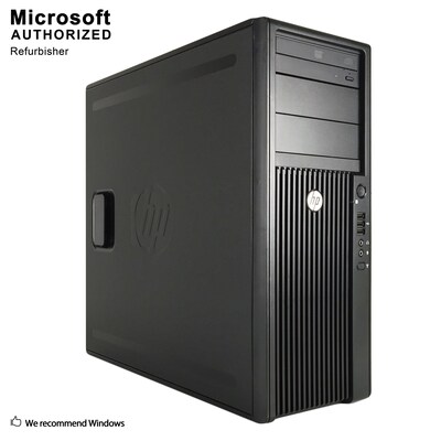 HP Z420 Refurbished Desktop Computer, Intel Xeon E5-1620, 16GB RAM, 120GB SSD+3TB HDD