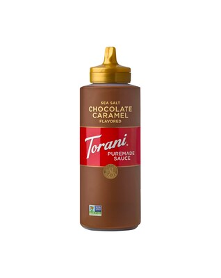 Torani Puremade Sea Salt Chocolate Caramel Sauce, 16.5 oz. (HSN79125)