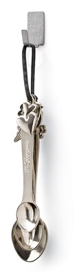 Command Mini Decorative Hooks, 0.5 lb, Silver, 4/Pack (17031SS-4ESF)