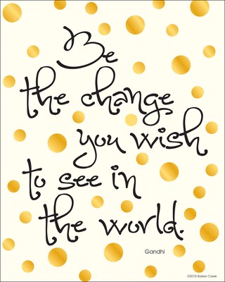 Barker Creek Creativity Art Print Set, Gold Collection, 8 x 10, Multi-Design, 4/Set (BC3100)