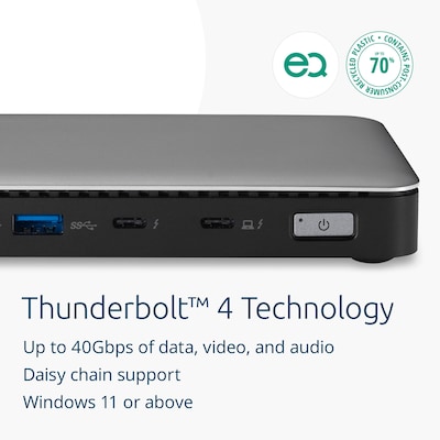 Kensington SD5768T EQ Thunderbolt 4 Dual 4K Docking Station with Thunderbolt Share (K35381NA)