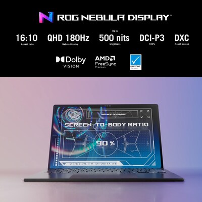 ASUS ROG Flow Z13 13.4" Touchscreen 180Hz Gaming Laptop, RDNA 3.5, AMD AI MAX+ 395 (2026), 32GB RAM, 1TB SSD, Win 11 Home