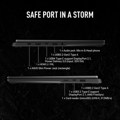 ASUS TUF A14 14" 165Hz Gaming Laptop, CoPilot+ PC, Radeon 8060S, AMD Ryzen AI Max+ 392 (2026), 32GB RAM, 1TB SSD, Win 11 Home