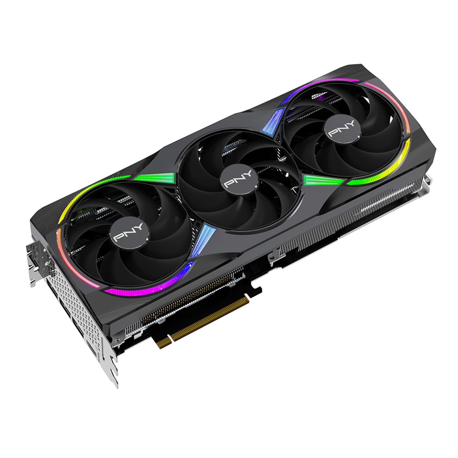 PNY NVIDIA GeForce RTX 5080 EPIC-X ARGB OC Triple Fan PCIe 5.0 16GB GDDR7 Gaming Graphics Card, 2295 MHz Core, Black