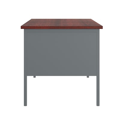 Flash Furniture Cambridge 60"W Double Pedestal Desk, Mahogany (GCMGRY30X60MHG)