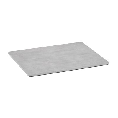 Flash Furniture Acadia 30W x 24D 1.5 Thickness Rectangle Table Top, Wood, Gray Faux Concrete (STRT24X30MCMGY)