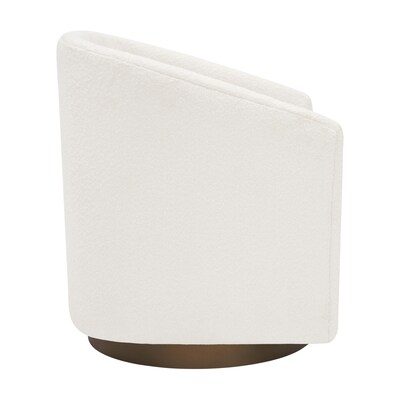 Flash Furniture Dean Fabric Swivel Club Chair, Cream Boucle (BSAC22064CRMBCL)