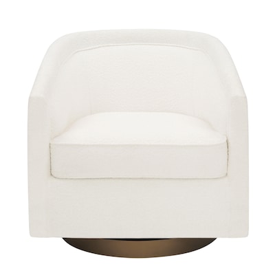 Flash Furniture Dean Fabric Swivel Club Chair, Cream Boucle (BSAC22064CRMBCL)