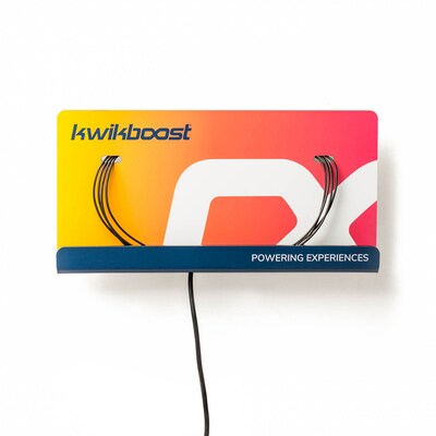 Luxor KwikBoost Standard Courtesy Charging Station, Wall Mounted with Custom Graphics