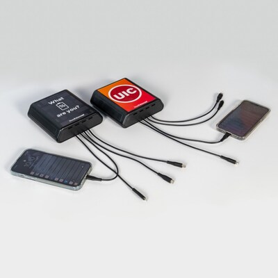 Luxor KwikBoost Mini Charging Hub, Tabletop with Custom Graphics