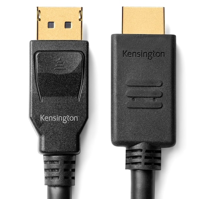 Kensington 6' DisplayPort to HDMI Video Cable, Male to Male (K33025WW)