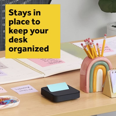 Post-it Pop-up Dispenser for 3" x 3" Notes, Black (OL-330PD-B-SR)