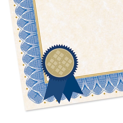 Geographics General Certificate Set, Blue/White, 25/KIT (47404)