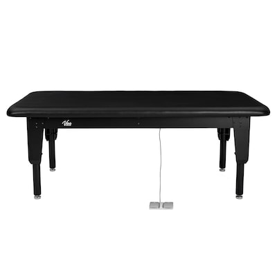 Viva Comfort TheraLift Electric Height Adjustable Bariatric Treatment Table, 1500 lbs Capacity, Black (ADI903-60-75-BLK)
