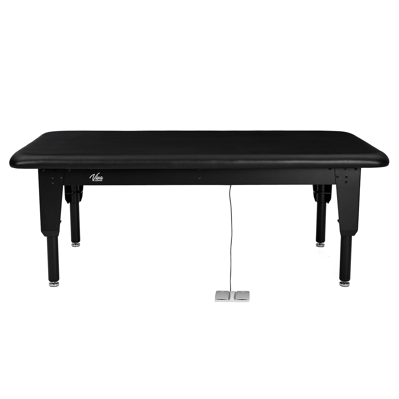 Viva Comfort TheraLift Electric Height Adjustable Bariatric Treatment Table, 1500 lbs Capacity, Black (ADI903-60-75-BLK)
