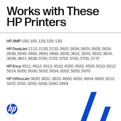 HP 63/65XL Black High Yield and Tri-Color Standard Yield Ink Cartridge, 2/Pack (B87FDAN)