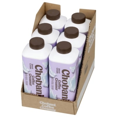 Chobani Sweet Cream Liquid Coffee Creamer, 24 oz., 6/Pack (600-04240)