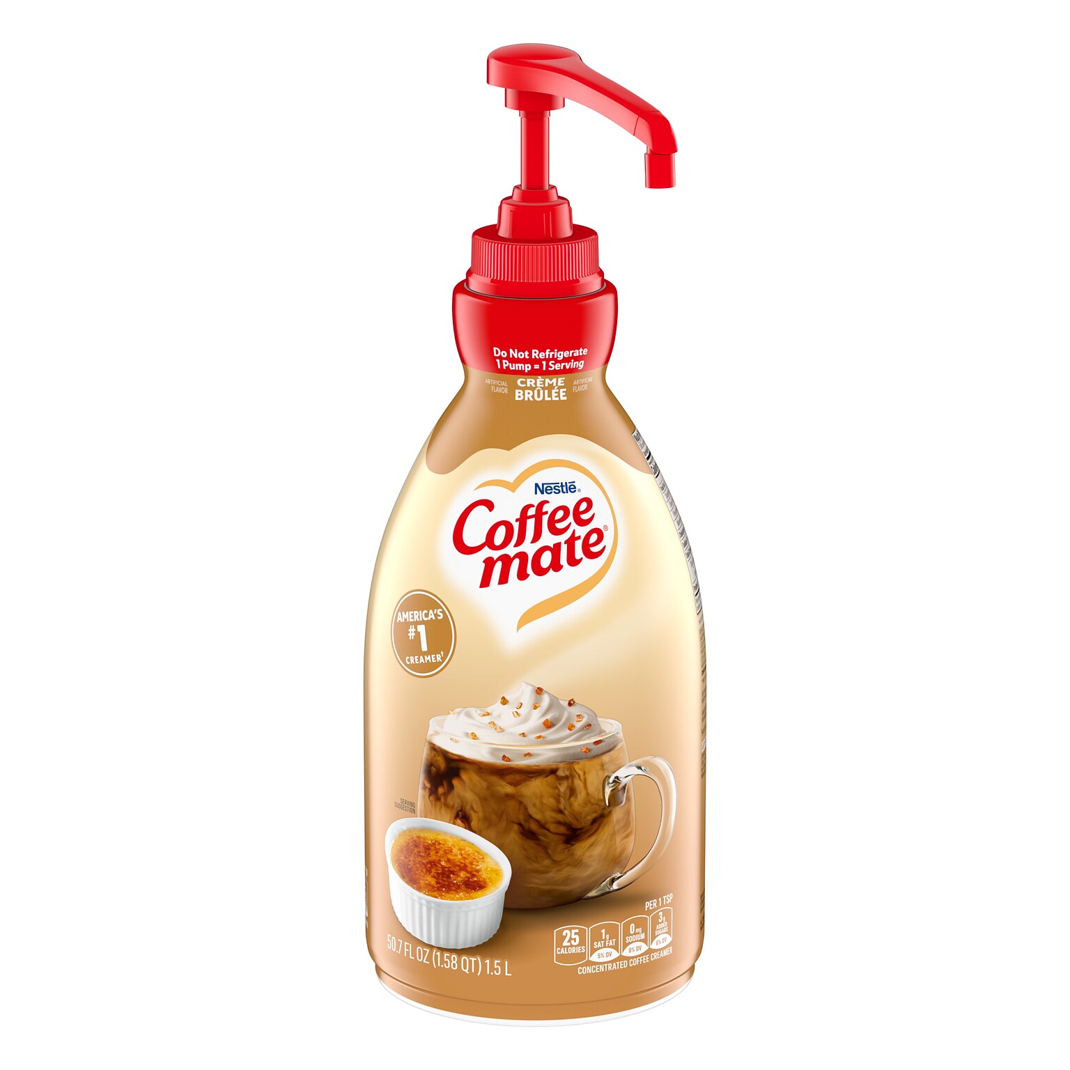 Coffee mate Crème Brulée Liquid Creamer, 50.7 oz. (13856770)
