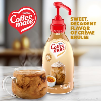 Coffee mate Crème Brulée Liquid Creamer, 50.7 oz. (13856770)