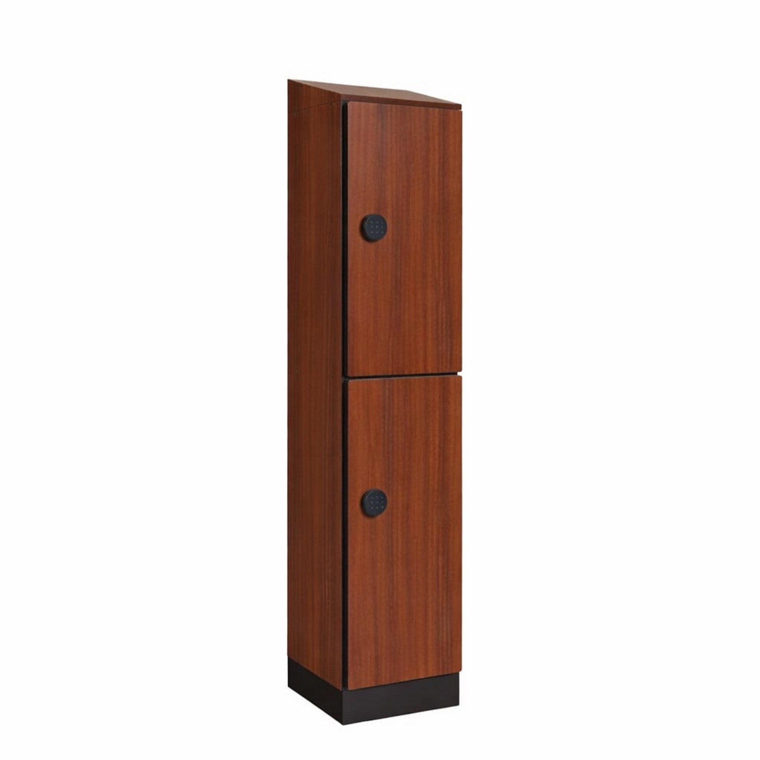Alpine Industries 72 2-Tier 1-Column Storage Locker, Walnut (TPL-W-1-SPW-WTS)