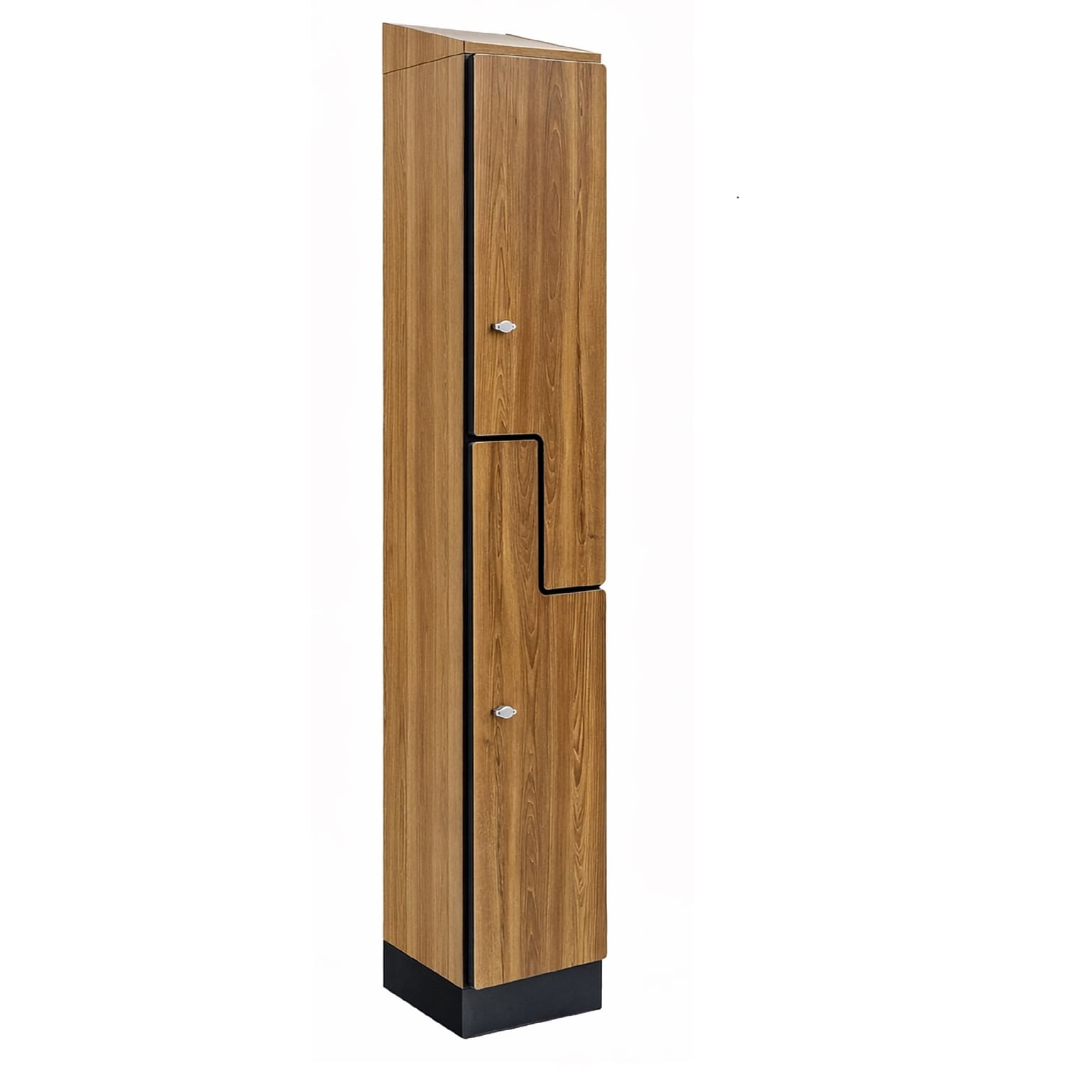 Alpine Industries 72 2-Tier 1-Column Storage Locker, Oak (701-Z-O-1-SPO-WTS)