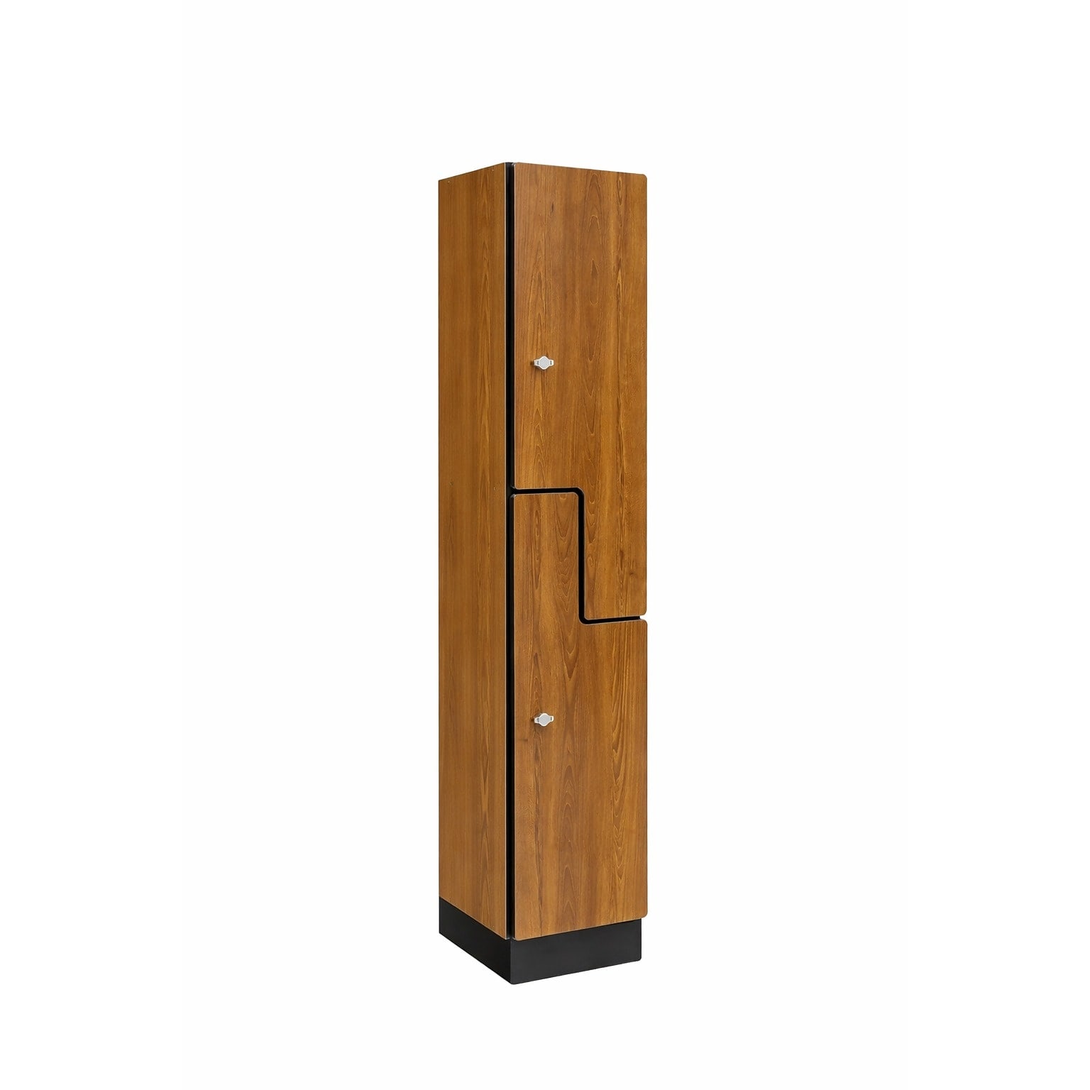Alpine Industries 72 2-Tier 1-Column Storage Locker, Oak (701-Z-O-1-SPO-MK)