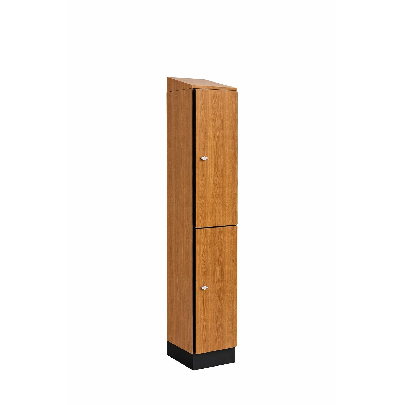 Alpine Industries 72 2-Tier 1-Column Storage Locker, Oak (701-O-1-SPO-WTS)
