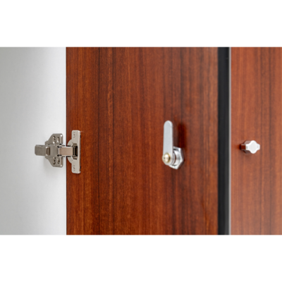 Alpine Industries 72" 2-Tier 2-Column Storage Locker, Walnut (701-W-2-SPW-WTD)