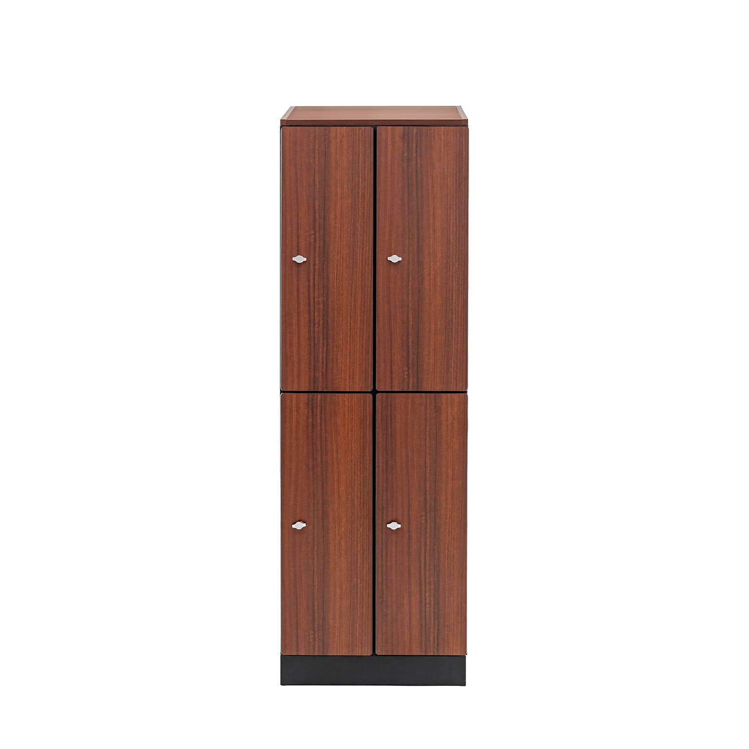 Alpine Industries 72 2-Tier 2-Column Storage Locker, Walnut (701-W-2-SPW-MK)