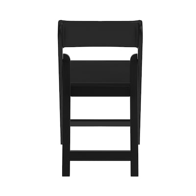 Flash Furniture Hercules Tucker Resin Banquet Folding Chair, Black, 4/Pack (4LEL1MBK)