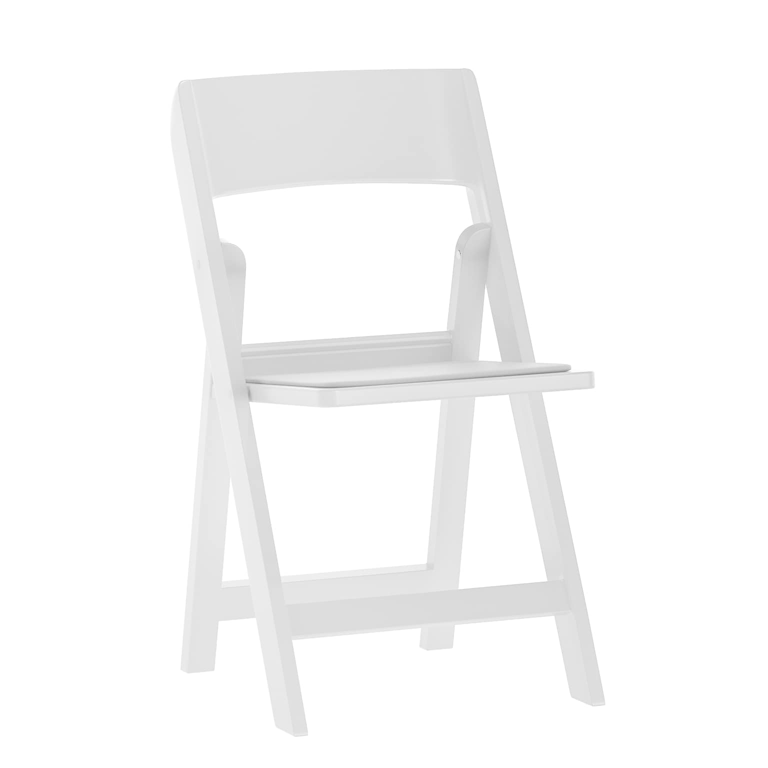 Flash Furniture Hercules Tucker Resin Banquet Folding Chair, White (LEL1MWH)