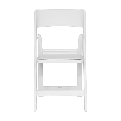 Flash Furniture Hercules Tucker Resin Banquet Folding Chair, White (LEL1MWH)