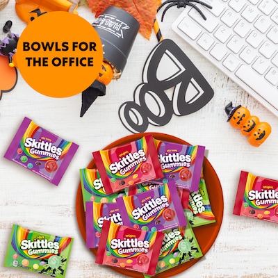 Skittles Gummies Halloween Variety Candy, 35.89 oz., 100/Bag (605811)