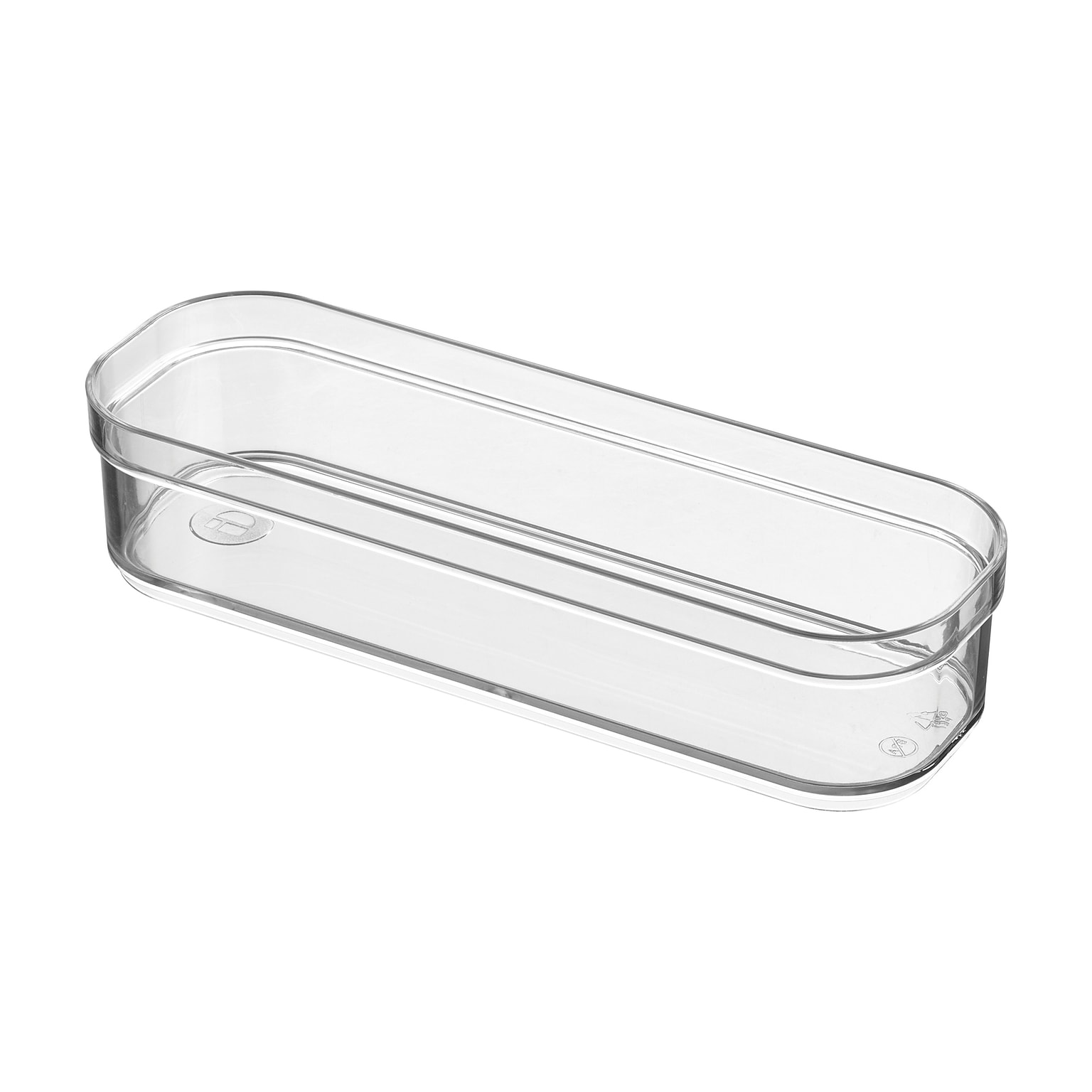 iDesign Plastic Drawer Organizer Bin, Clear (72150)