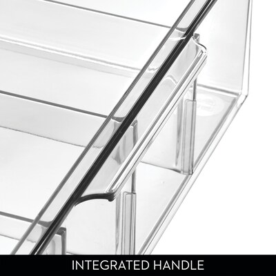 iDesign XL Stackable Tea Bag Storage Organizer Drawer, Clear (72110)