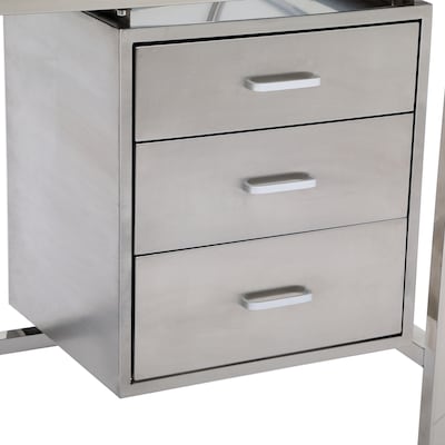 Viva Comfort Slimline Exam Table Drawer Set Accessory, 250 lbs. Capacity, Stainless Steel (ADI996-01-DR-3-MK)