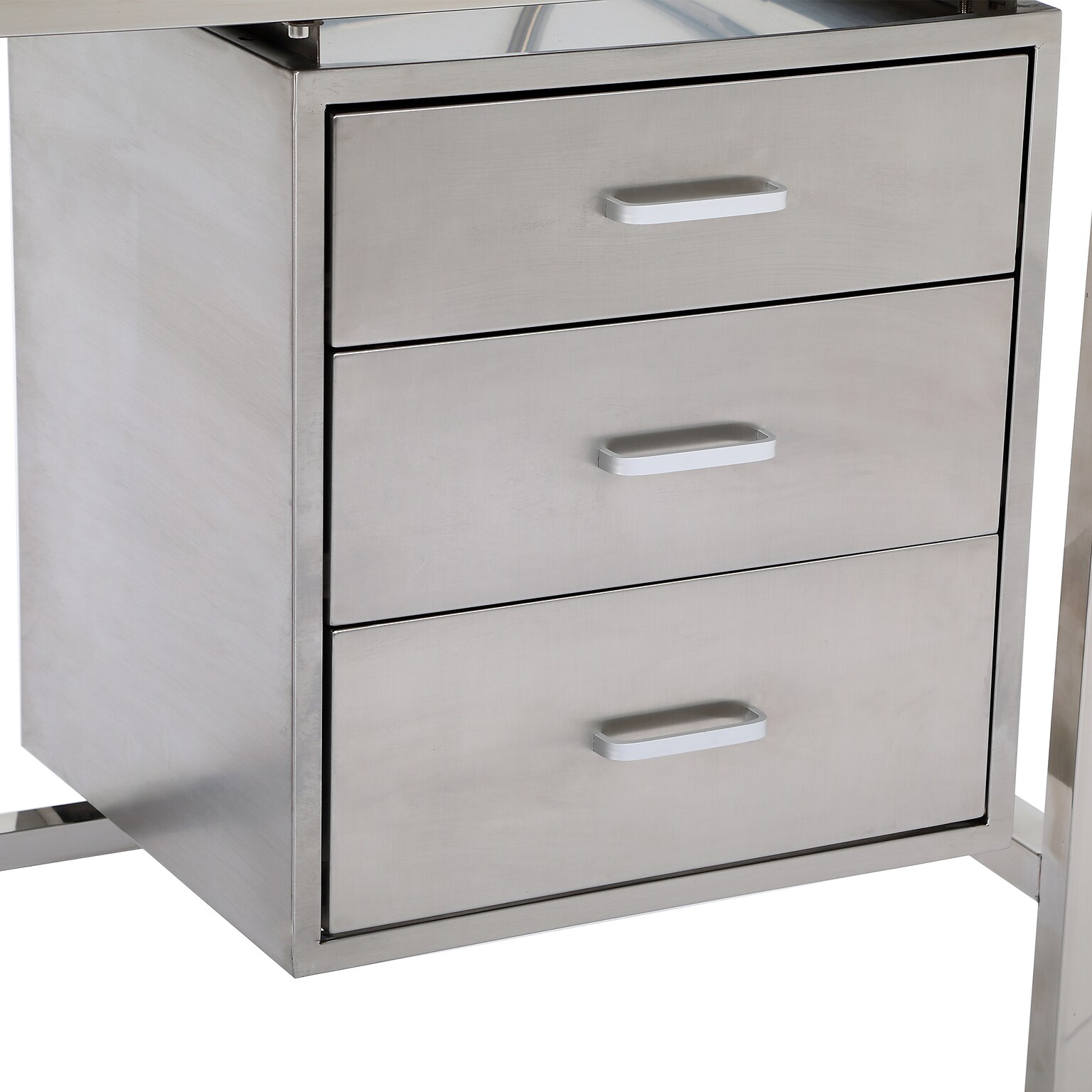 Viva Comfort Slimline Exam Table Drawer Set Accessory, 250 lbs. Capacity, Stainless Steel (ADI996-01-DR-3-MK)