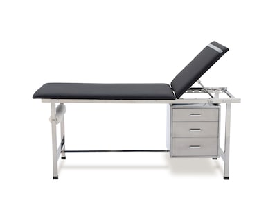 Viva Comfort Slimline Exam Table Drawer Set Accessory, 250 lbs. Capacity, Stainless Steel (ADI996-01-DR-3-MK)