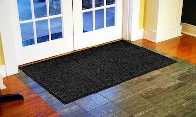 M + A Matting Classic Solutions Commercial Wiper Floor Mat, 4 x 6, Black (1206646140)