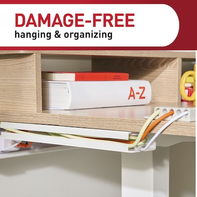 Command Cable Organizer Channel, White (17308-ES)