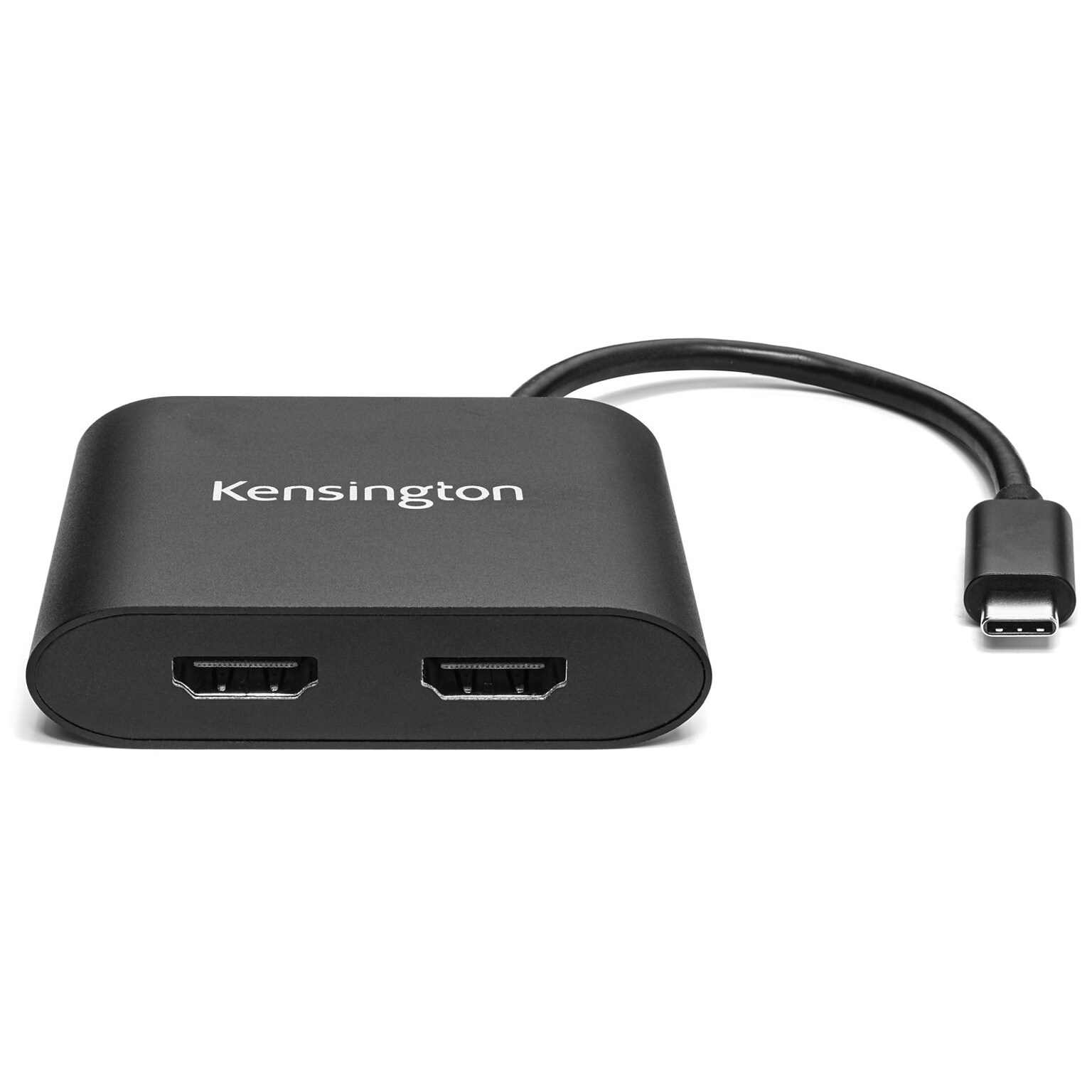 Kensington USB-C to Dual HDMI 1.4 Video Adapter, Black (K38286WW)