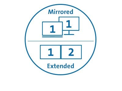 Kensington USB-C to Dual HDMI 1.4 Video Adapter, Black (K38286WW)