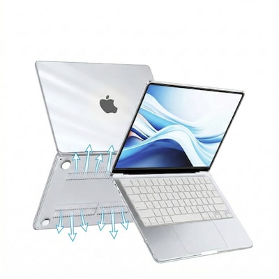 Techprotectus Macbook Neo 13" Case and Keyboard Cover, Clear (TP-CYCL-NEO13)