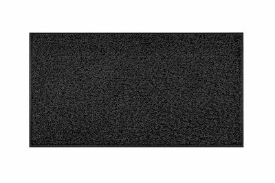 M + A Matting Classic Solutions Commercial Wiper Floor Mat, 3 x 10, Black (12066310140)