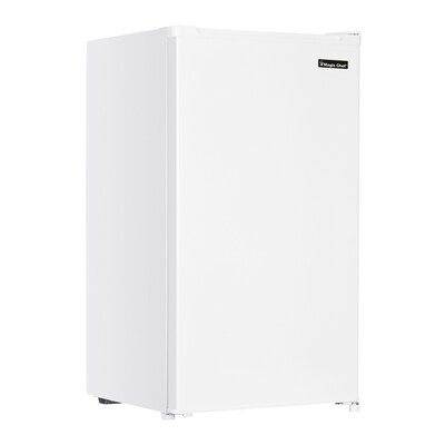 Magic Chef Mini Refrigerator with Surge Protector, 3.2-Cu. Ft., White/Black (KITMCP332204)