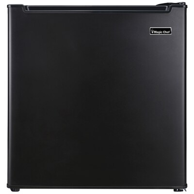 Magic Chef Manual Defrost Refrigerator with Surge Protector, 1.7-Cu. Ft., Black (KITMCP332206)