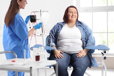 Viva Comfort Bariatric Extra-Tall Phlebotomy Chair, 750 lb. Capacity, 2 Flip Up Arms, Midnight Express (ADI997-01-BT-BLU)